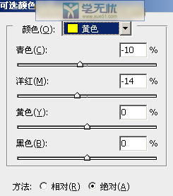 黃色參數(shù)