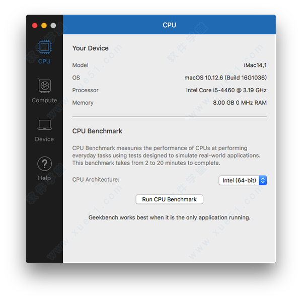 geekbench mac 破解版