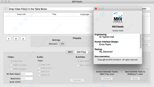 mkvtools mac 破解版