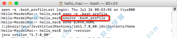 10輸入【source .bash_profile】