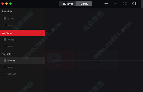 5.5KPlayer for Mac的軟件功能