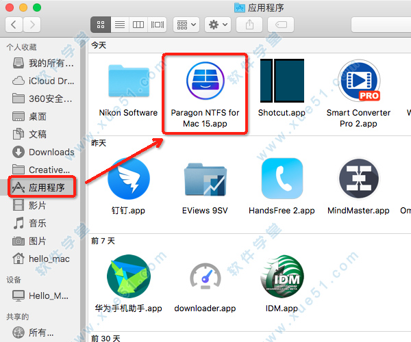 6.運(yùn)行【Paragon NTFS for Mac 15.app】