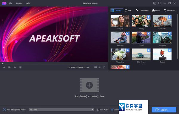 Apeaksoft Slideshow Maker