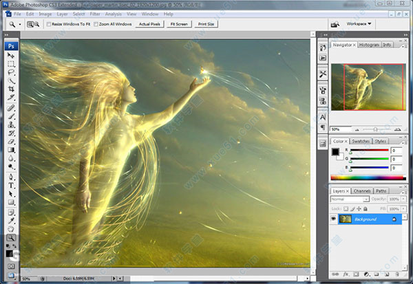 Photoshop CS3綠色精簡便攜版