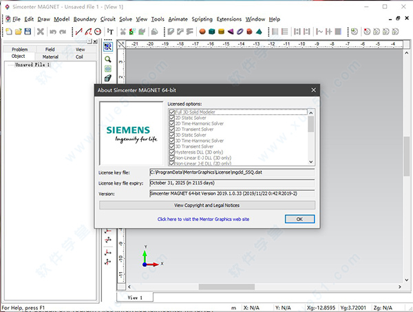 Siemens Simcenter MAGNET 2019.1(電磁場(chǎng)仿真軟件)破解版