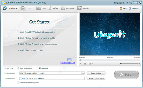 UkeySoft DVD Ripper破解版