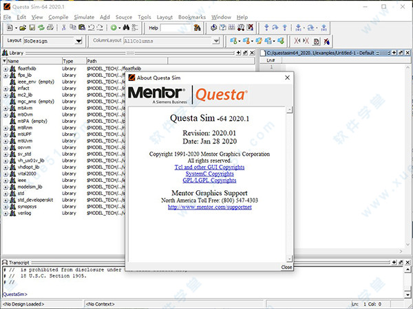 Mentor Graphics QuestaSim 2020破解版