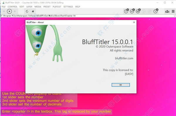 BluffTitler professional 15中文破解版